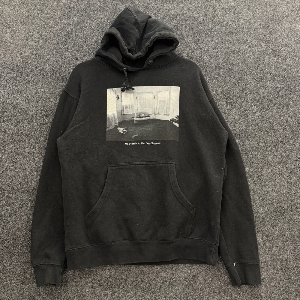 Kendrick Lamar Mr Morale & The Big Steppers Tour Hoodie Oklama Black Mens Medium